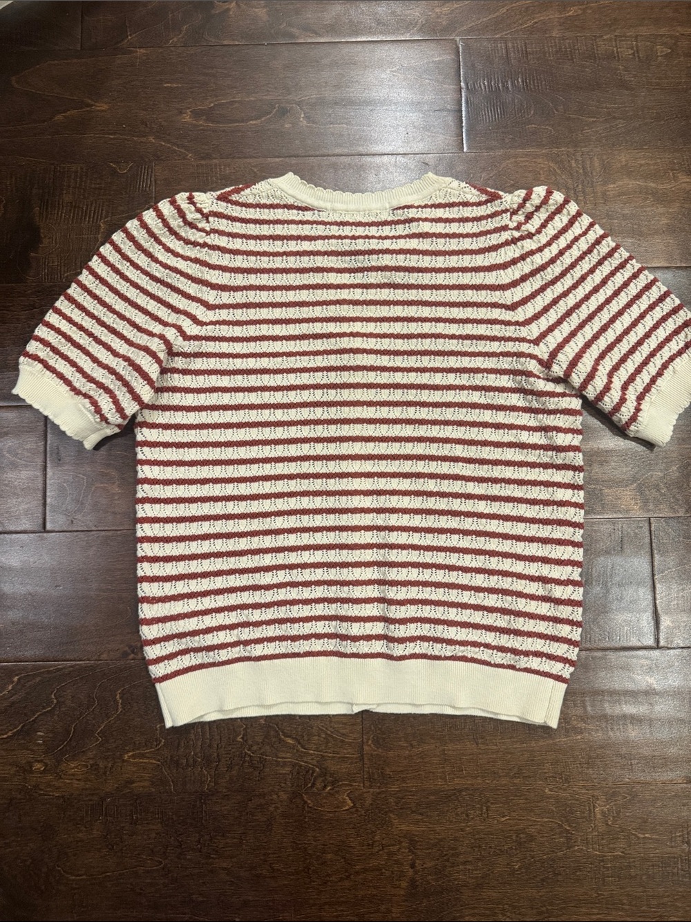 Boden pointelle short sleeve sweater - Picture 4 of 4